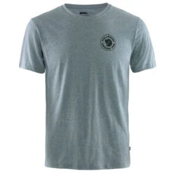 FJÄLLRÄVEN Men's 1960 Logo T-Shirt - Uncle Blue-Melange