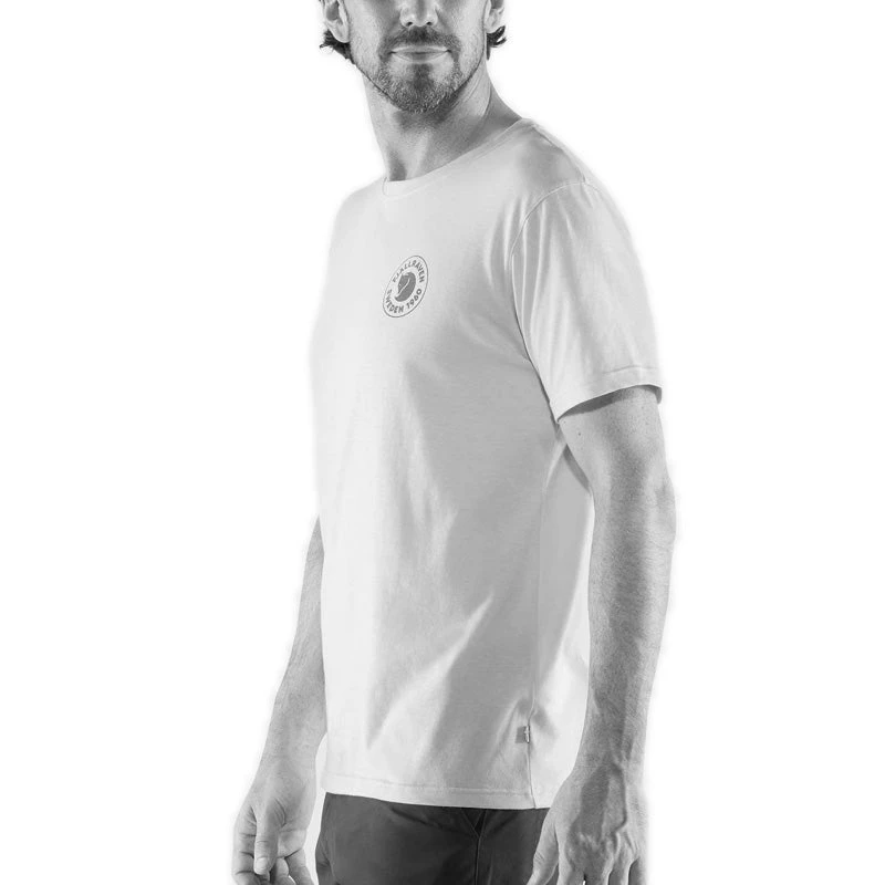 FJÄLLRÄVEN Men's 1960 Logo T-Shirt - Uncle Blue-Melange 4 FJÄLLRÄVEN Men's 1960 Logo T-Shirt - Uncle Blue-Melange - Image 4