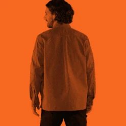 FJÄLLRÄVEN Men's Singi Overshirt - Indigo Blue -Outdoor Apparel Fjallraven AW22 SingiOvershirt Indigo 04