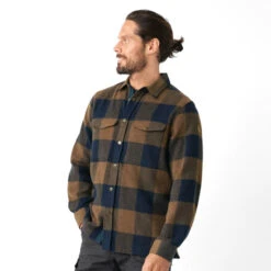 FJÄLLRÄVEN Canada Shirt - Chestnut & Dark Navy 6 FJÄLLRÄVEN Canada Shirt - Chestnut & Dark Navy -Outdoor Apparel Fjallraven CanadaShirt ChestnutNavy 04