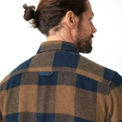 FJÄLLRÄVEN Canada Shirt - Chestnut & Dark Navy 7 FJÄLLRÄVEN Canada Shirt - Chestnut & Dark Navy -Outdoor Apparel Fjallraven CanadaShirt ChestnutNavy 05