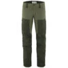 FJÄLLRÄVEN Men's Keb Trousers - Reg - Deep Forest/Laurel Green