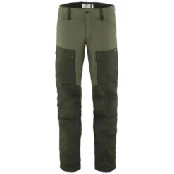 FJÄLLRÄVEN Men's Keb Trousers - Reg - Deep Forest/Laurel Green