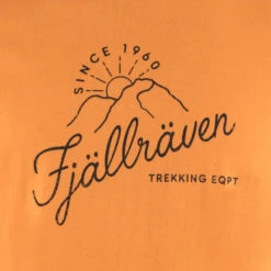 Outdoor Apparel -Outdoor Apparel Fjallraven SS23 MsSunriseTee SpicyOrange 02
