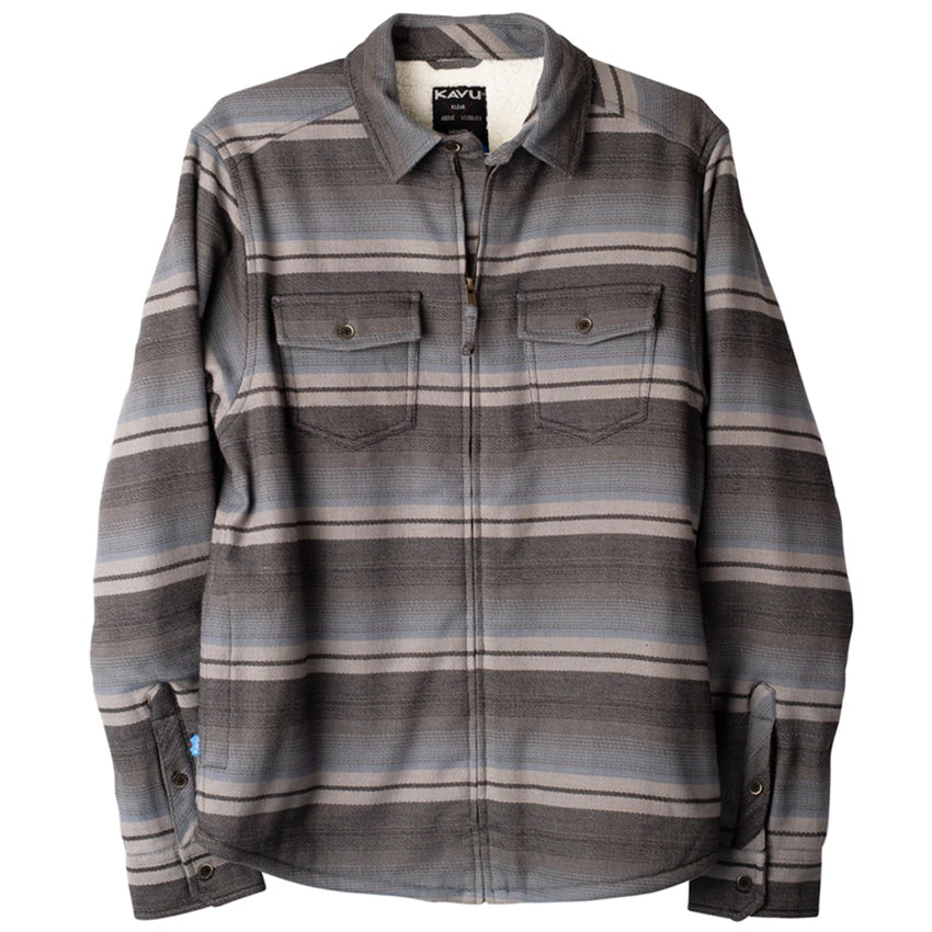 KAVU Men's Eagle Pine Shirt - Midnight Stripe 1 KAVU Men's Eagle Pine Shirt - Midnight Stripe