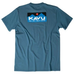 KAVU Men's Klear Above Etch Art T-Shirt - Vintage Blue