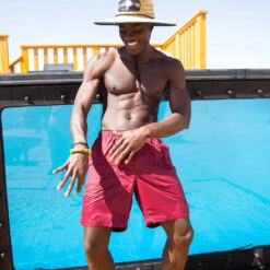 KAVU Men's River Short - Rhubarb -Outdoor Apparel KAVU SS23 RiverShort Rhubarb 04