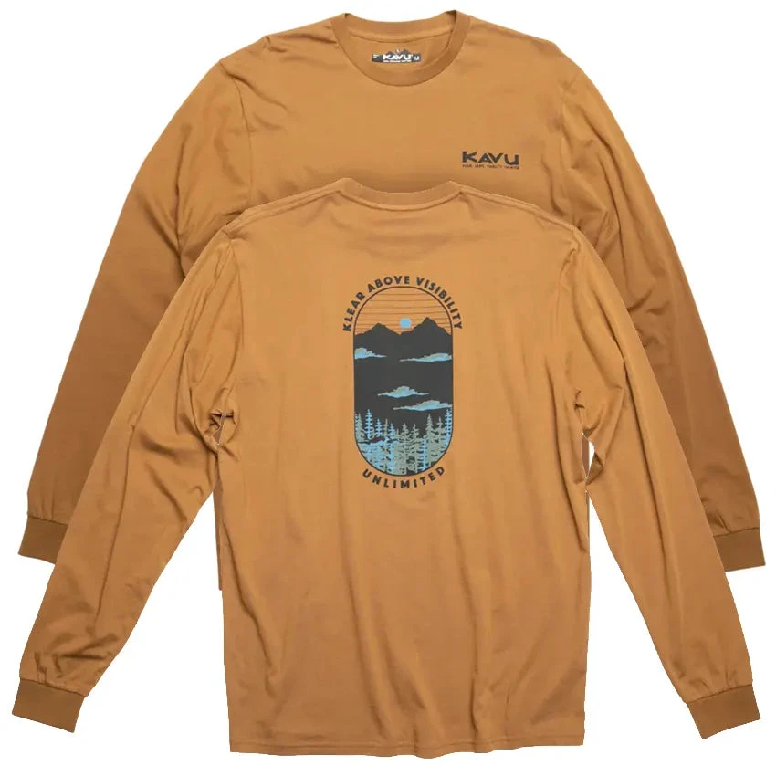 KAVU Men's Daily Dose Long Sleeve T-Shirt - Soil 1 KAVU Men's Daily Dose Long Sleeve T-Shirt - Soil