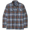 Patagonia Men's L/S Organic Cotton Fjord Flannel Shirt - Forage: Plume Grey