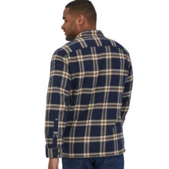 Patagonia Men's L/S Organic Cotton Fjord Flannel Shirt - North Line: New Navy -Outdoor Apparel Patagonia AW22 MsFjordFlannel NOLN 04