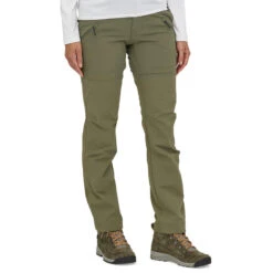 Patagonia Women's Point Peak Trail Pants - Reg - Basin Green -Outdoor Apparel Patagonia AW22 WsPointPeakTrailPants BasinGreen 04