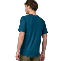Patagonia Men's Capilene Cool Trail Shirt - Lagom Blue -Outdoor Apparel Patagonia AW23 CapCoolTrailShirt LMBE 04