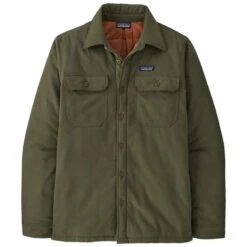 Patagonia Men's Insulated Organic Cotton MW Fjord Flannel Shirt - Basin Green