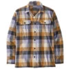 Patagonia Men's L/S Organic Cotton Fjord Flannel Shirt - Guides: Dried Mango