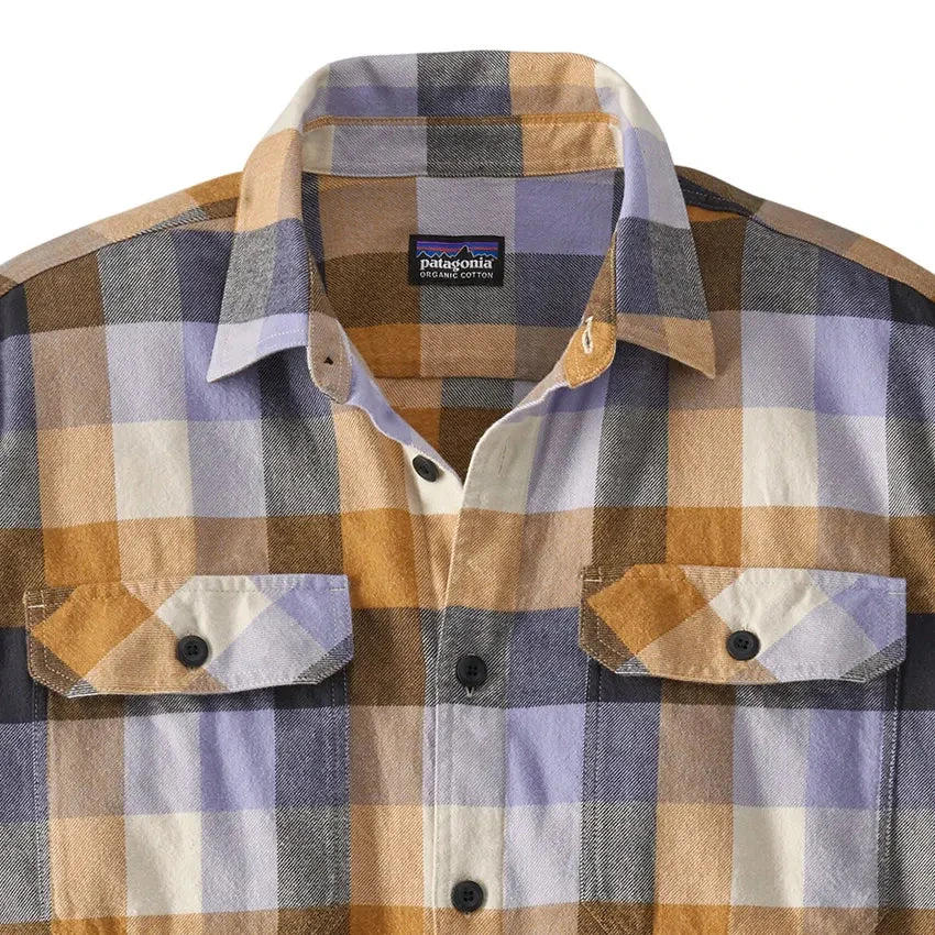 Patagonia Men's L/S Organic Cotton Fjord Flannel Shirt - Guides: Dried Mango 2 Patagonia Men's L/S Organic Cotton Fjord Flannel Shirt - Guides: Dried Mango - Image 2