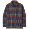 Patagonia Men's L/S Organic Cotton Fjord Flannel Shirt - Guides: Superior Blue