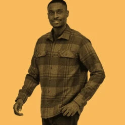Patagonia Men's L/S Organic Cotton Fjord Flannel Shirt - Guides: Dried Mango 7 Patagonia Men's L/S Organic Cotton Fjord Flannel Shirt - Guides: Dried Mango -Outdoor Apparel Patagonia AW23 MsFjordFlannelShirt GDSU 03 94a55907 632f 443f bbc9 f0fd578714a2