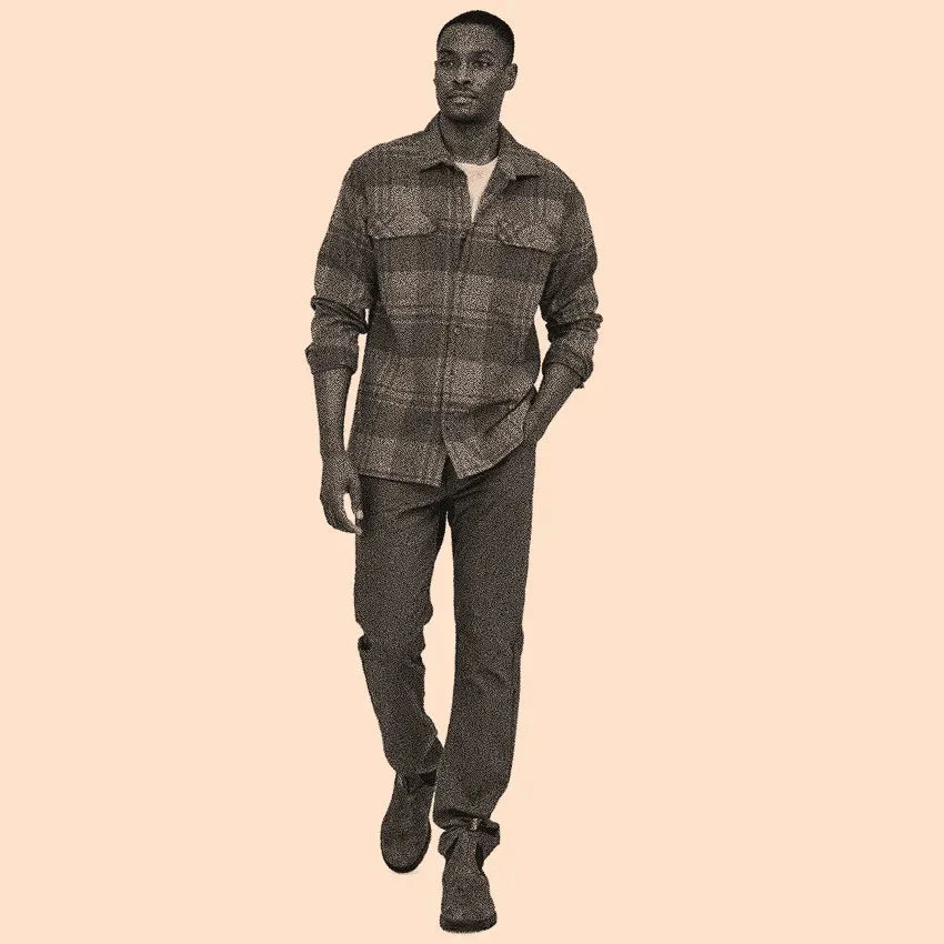 Patagonia Men's L/S Organic Cotton Fjord Flannel Shirt - Guides: Dried Mango 5 Patagonia Men's L/S Organic Cotton Fjord Flannel Shirt - Guides: Dried Mango - Image 5