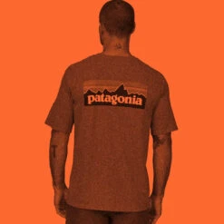 Patagonia Men's P-6 Logo Responsibili-Tee - Touring Red -Outdoor Apparel Patagonia AW23 MsP6ResponsibiliTee NUVG 03 77eeb8bc 4cdc 4f7b 8ae5 a4becffb07a4