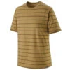 Patagonia Men's Capilene Cool Trail Shirt - Furrow Stripe: Moray Khaki