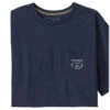 Patagonia Men's Forge Mark Crest Pocket Responsibili-Tee - New Navy