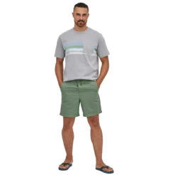 Patagonia Men's Lightweight All Wear Hemp Volley Shorts - Sedge Green -Outdoor Apparel Patagonia HempVolleyShorts SEDG 04