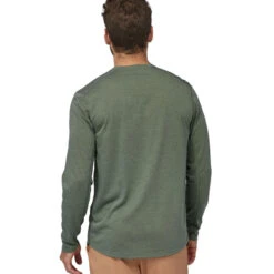 Patagonia Men's L/S Capilene Cool Trail Shirt - Hemlock Green -Outdoor Apparel Patagonia LSCapCoolTrailShirt HMKG 05