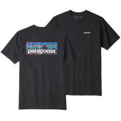 Patagonia Men's P-6 Logo Responsibili-Tee - Black