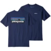 Patagonia Men's P-6 Logo Responsibili-Tee - Classic Navy