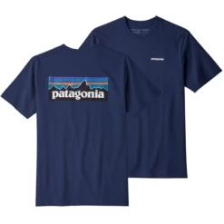 Patagonia Men's P-6 Logo Responsibili-Tee - Classic Navy
