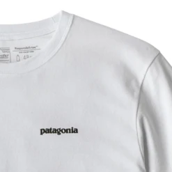 Patagonia Men's P-6 Logo Responsibili-Tee - White -Outdoor Apparel Patagonia M P6ResponsibiliTee White 04