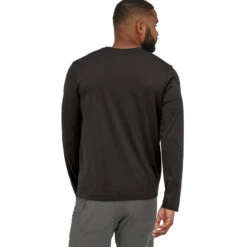 Patagonia Men's L/S Capilene Cool Daily Shirt - Black -Outdoor Apparel Patagonia MsLSCapCoolDailyShirt Black 04