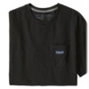 Patagonia Men's P-6 Label Pocket Responsibili-Tee - Black