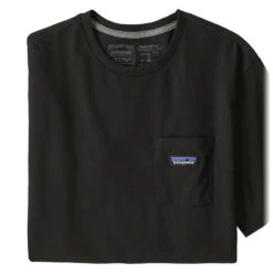 Patagonia Men's P-6 Label Pocket Responsibili-Tee - Black