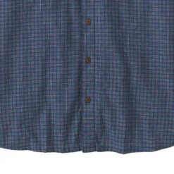 Patagonia Men's Back Step Shirt - Rainfall Plaid: Stone Blue -Outdoor Apparel Patagonia SS23 MsBackStepShirt RFBE 03