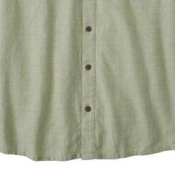 Patagonia Men's Back Step Shirt - Rainfall Plaid: Salvia Green -Outdoor Apparel Patagonia SS23 MsBackStepShirt RFSG 03
