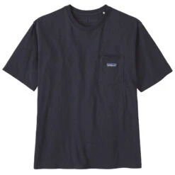 Patagonia Men's Regenerative Organic Certified Cotton LW Pocket Tee - Ink Black