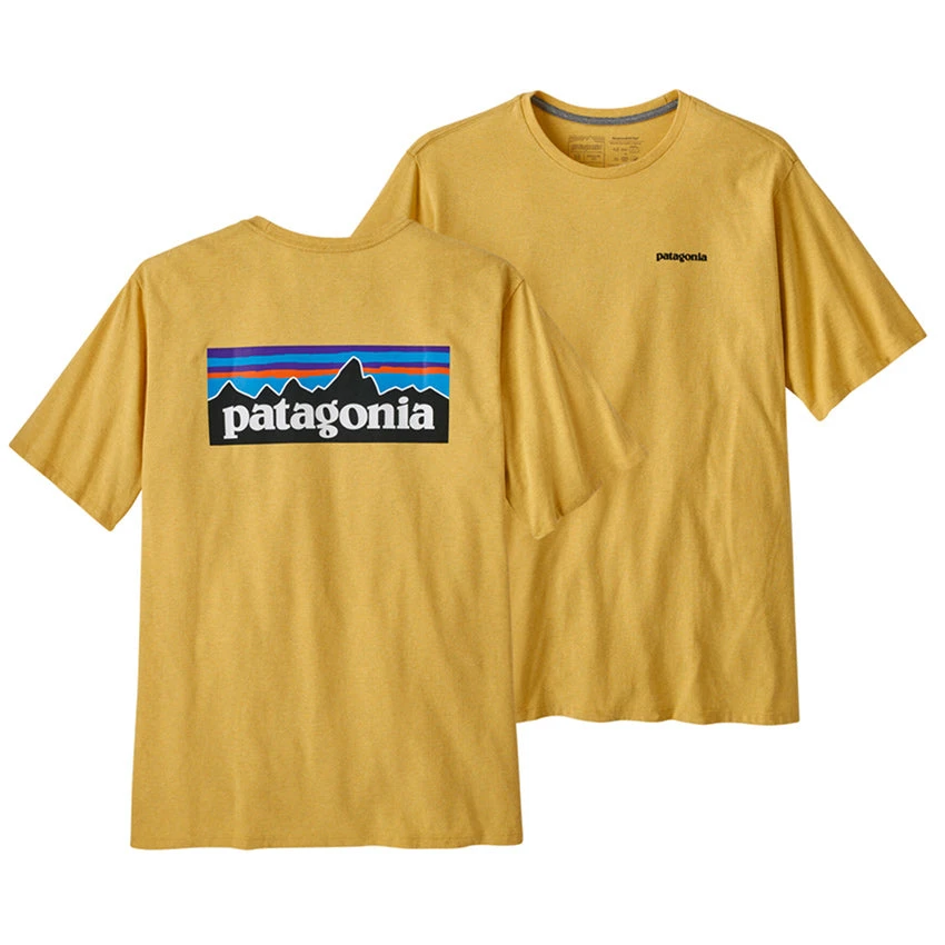 Patagonia Men's P-6 Logo Responsibili-Tee - Surfboard Yellow