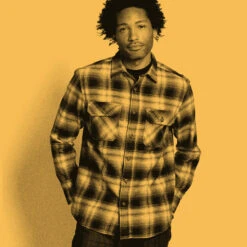 Pendleton Burnside Flannel Shirt - Green/Navy/Olive Plaid -Outdoor Apparel Pendleton AW22 BurnsideShirt RedBrown 04 03ad1206 79e9 40ee 9feb b0e9d291bea3