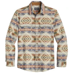 Pendleton Fitted La Pine Overshirt - Smith Rock Tan