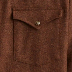 Pendleton Canyon Shirt - Rust -Outdoor Apparel Pendleton AW23 CanyonShirt Rust 04