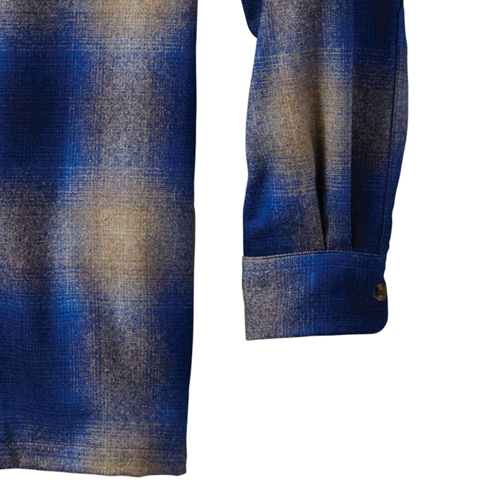 Pendleton Classic Board Shirt - Tan / Blue Ombre 4 Pendleton Classic Board Shirt - Tan / Blue Ombre - Image 4