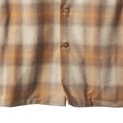 Pendleton Classic Board Shirt - Tan / Gold Plaid -Outdoor Apparel Pendleton BoardShirt TanGoldOmbre 03
