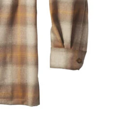 Pendleton Classic Board Shirt - Tan / Gold Plaid -Outdoor Apparel Pendleton BoardShirt TanGoldOmbre 04