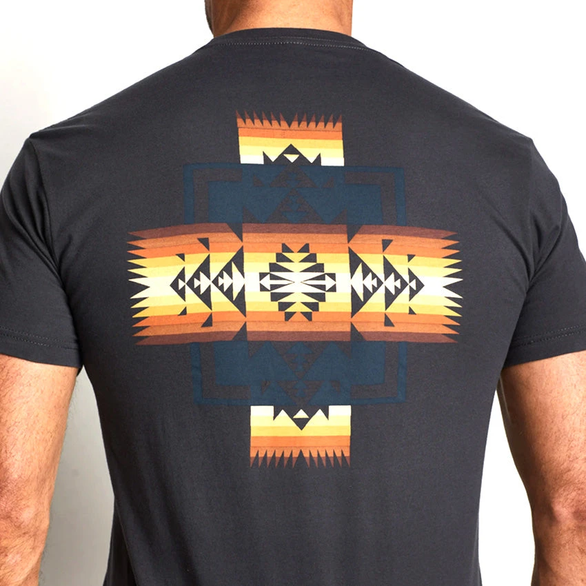 Pendleton Chief Joseph Graphic Tee - Graphite Black/Multi 2 Pendleton Chief Joseph Graphic Tee - Graphite Black/Multi - Image 2