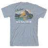Pendleton Glacier Graphic Tee - Stonewash Denim/White