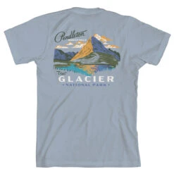 Pendleton Glacier Graphic Tee - Stonewash Denim/White