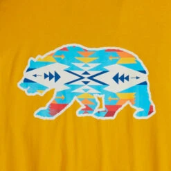 Outdoor Apparel -Outdoor Apparel Pendleton GraphicTee TucsonBearGold 02