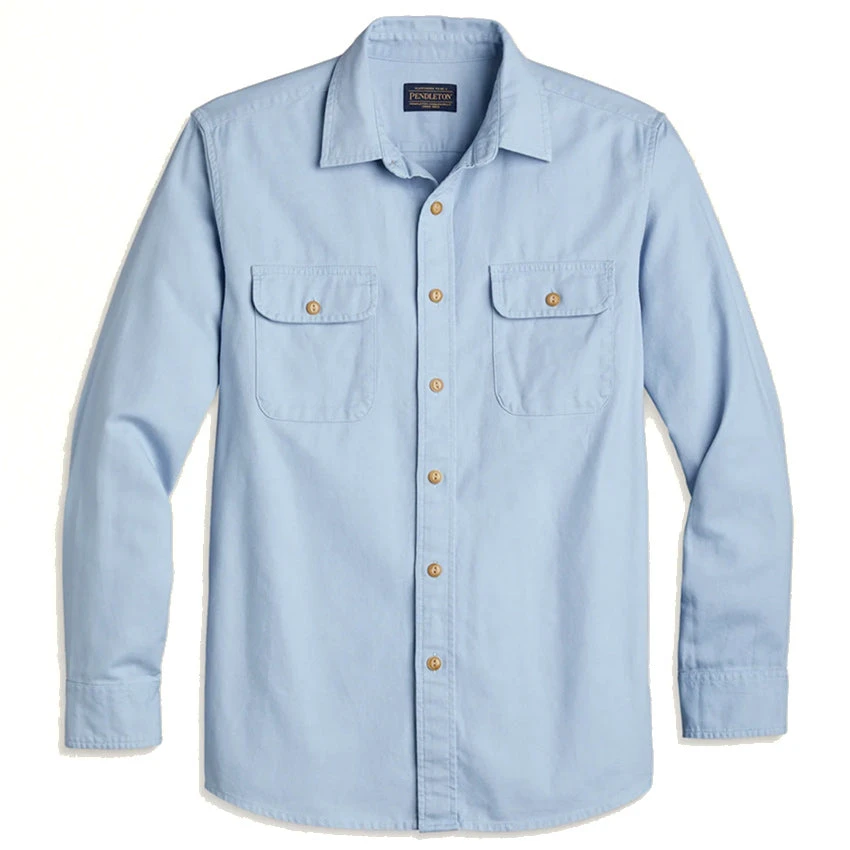 Pendleton Beach Shack Shirt - Washed Blue 1 Pendleton Beach Shack Shirt - Washed Blue