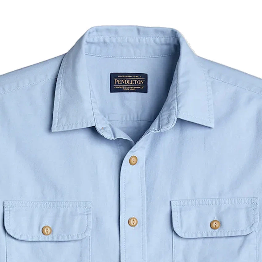 Pendleton Beach Shack Shirt - Washed Blue 2 Pendleton Beach Shack Shirt - Washed Blue - Image 2